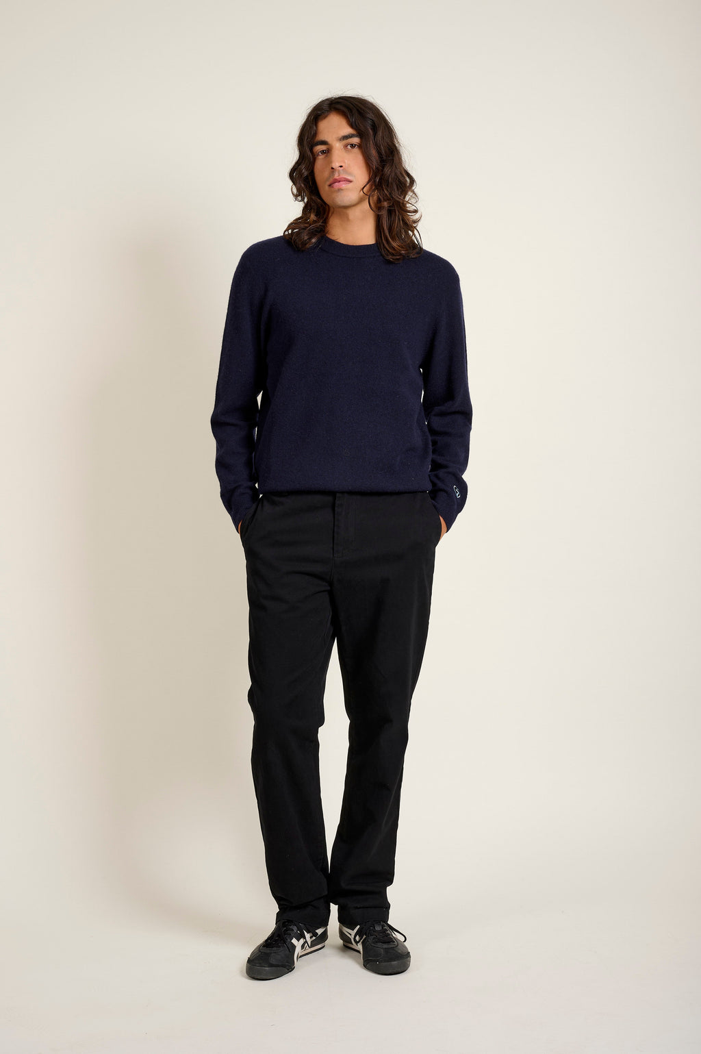 PANTALON BASIC CHINO - BLACK - PANTS