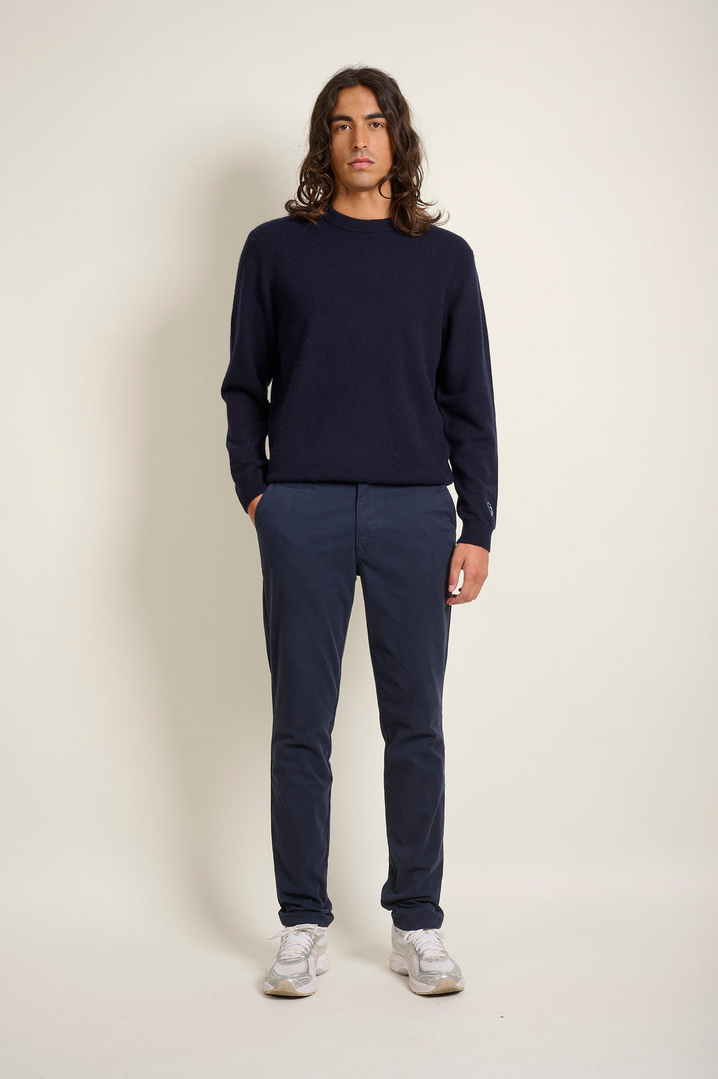 PANTALON BASIC CHINO - DARK NAVY - PANTS