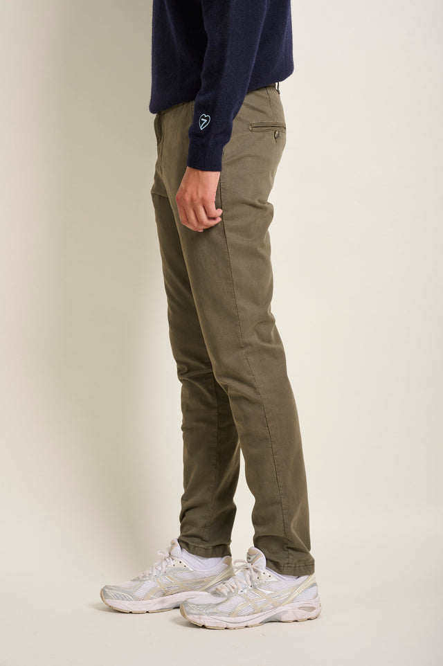 PANTALON BASIC CHINO - MILITARY - PANTS