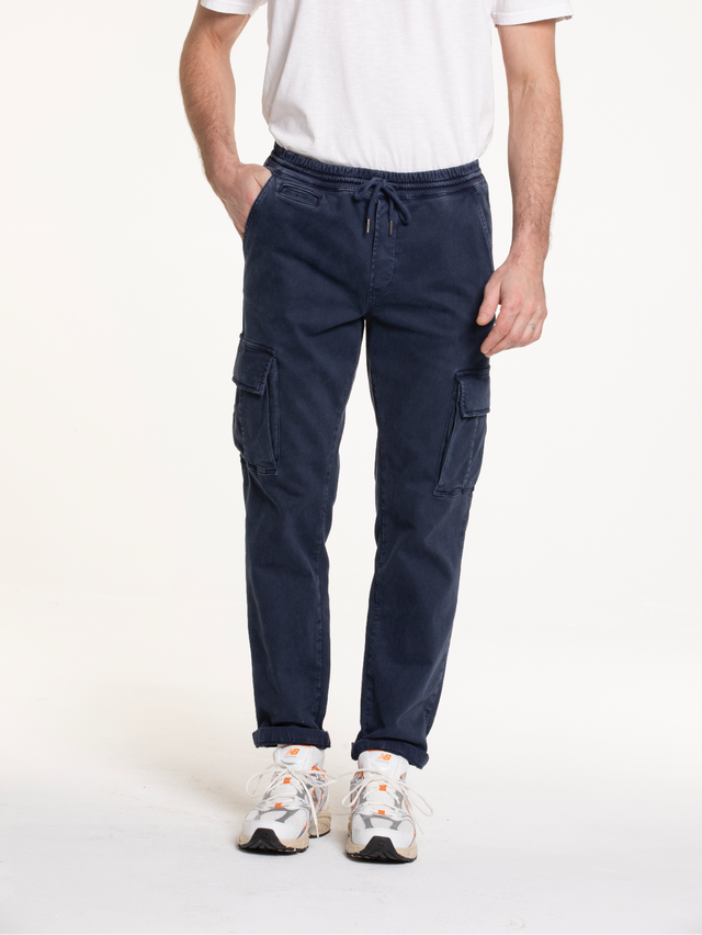 ELAST CARGO - NAVY - PANTS