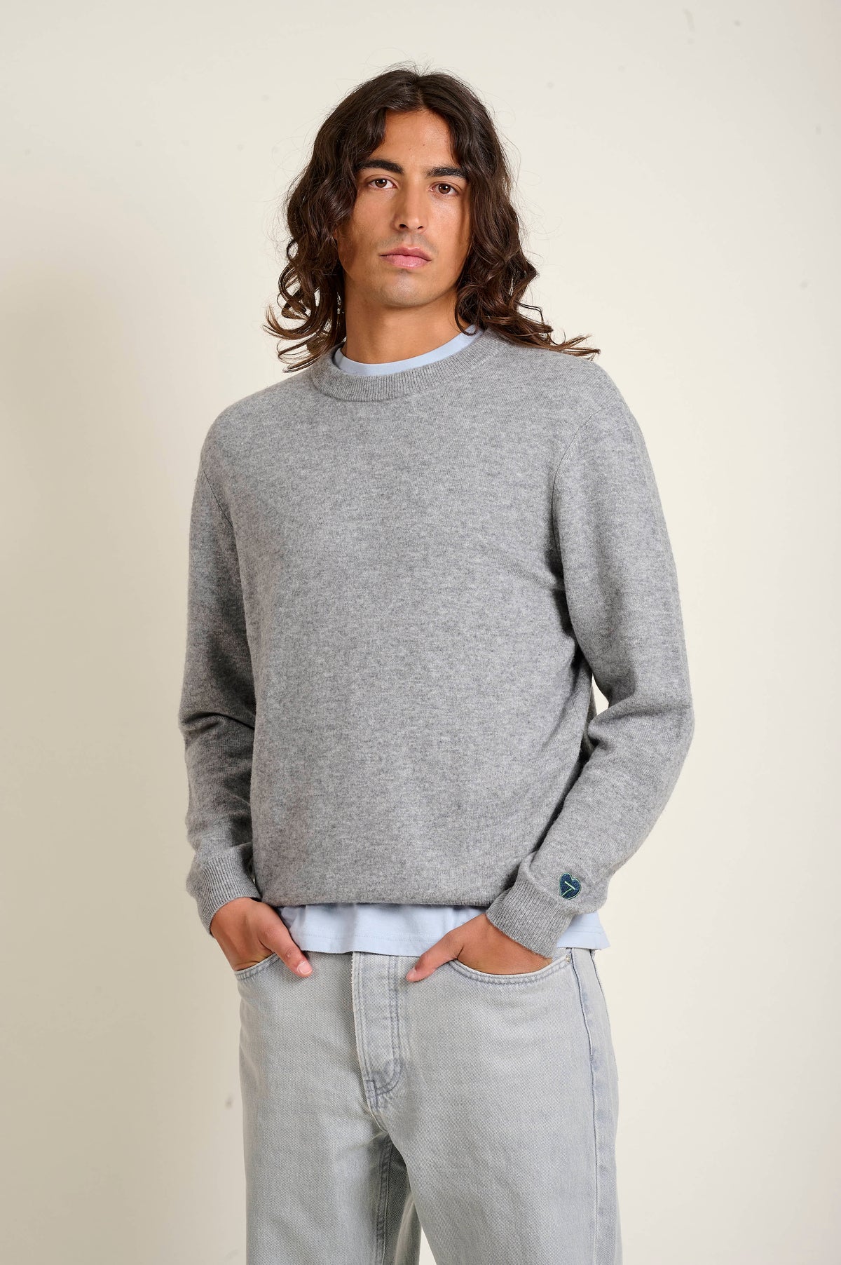 PULL ANDER OVER - GREY MELANGE - PUL