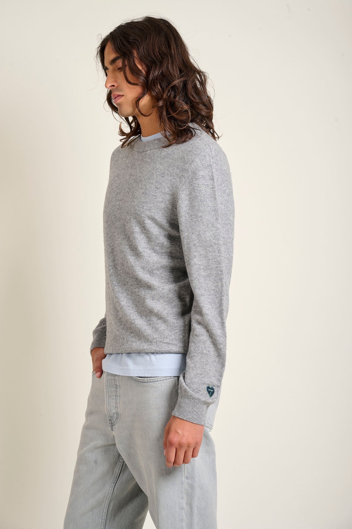 PULL ANDER OVER - GREY MELANGE - PUL