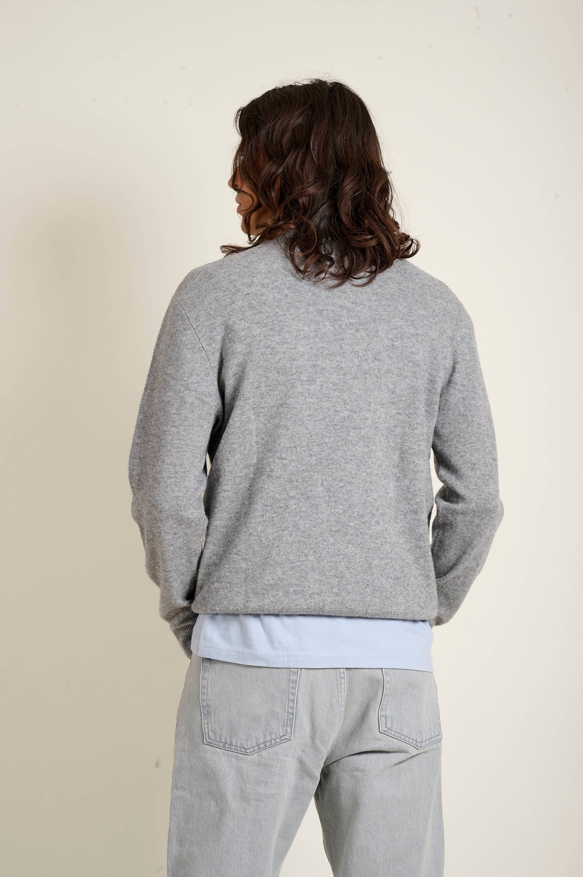 PULL ANDER OVER - GREY MELANGE - PUL