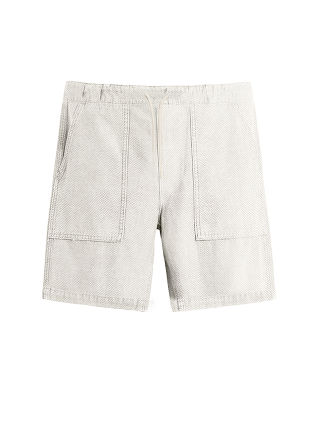 SHORT CARL - OFF WHITE - SHORTS