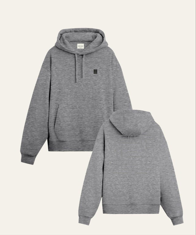 BEST HOODIE KID - GREY MELANGE - Molletons