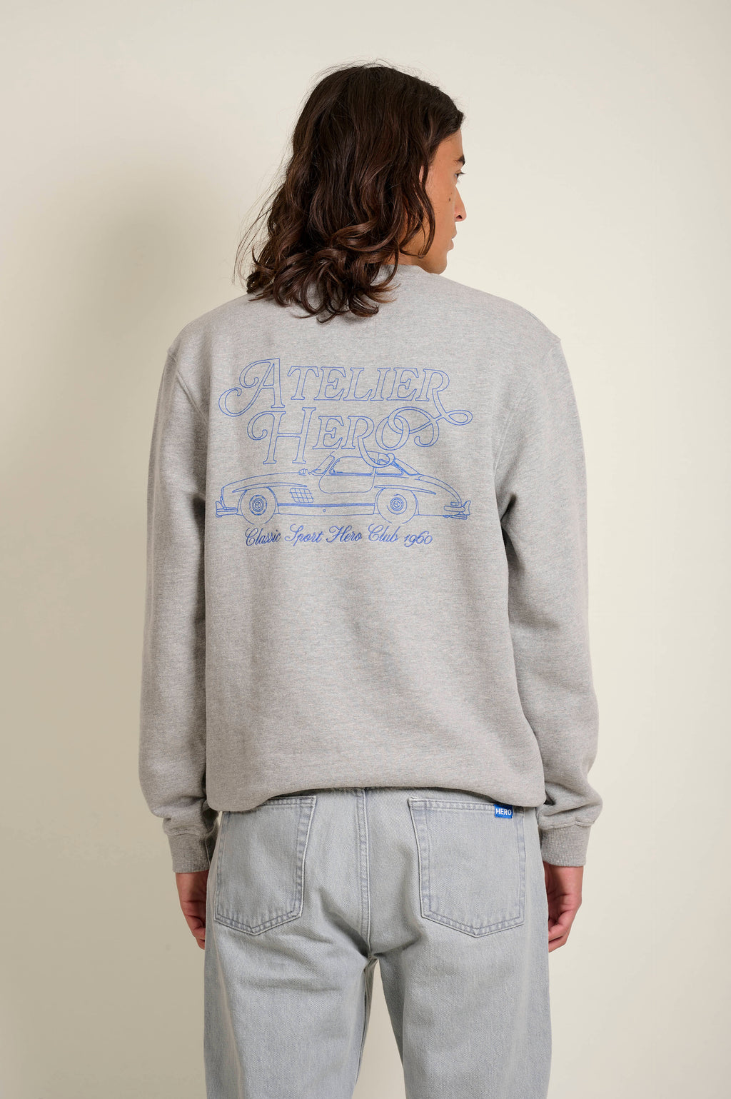 SWEAT ADRILLE - GREY MELANGE - FLEE