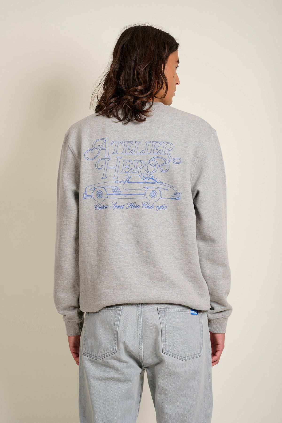 SWEAT ADRILLE - GREY MELANGE - FLEE