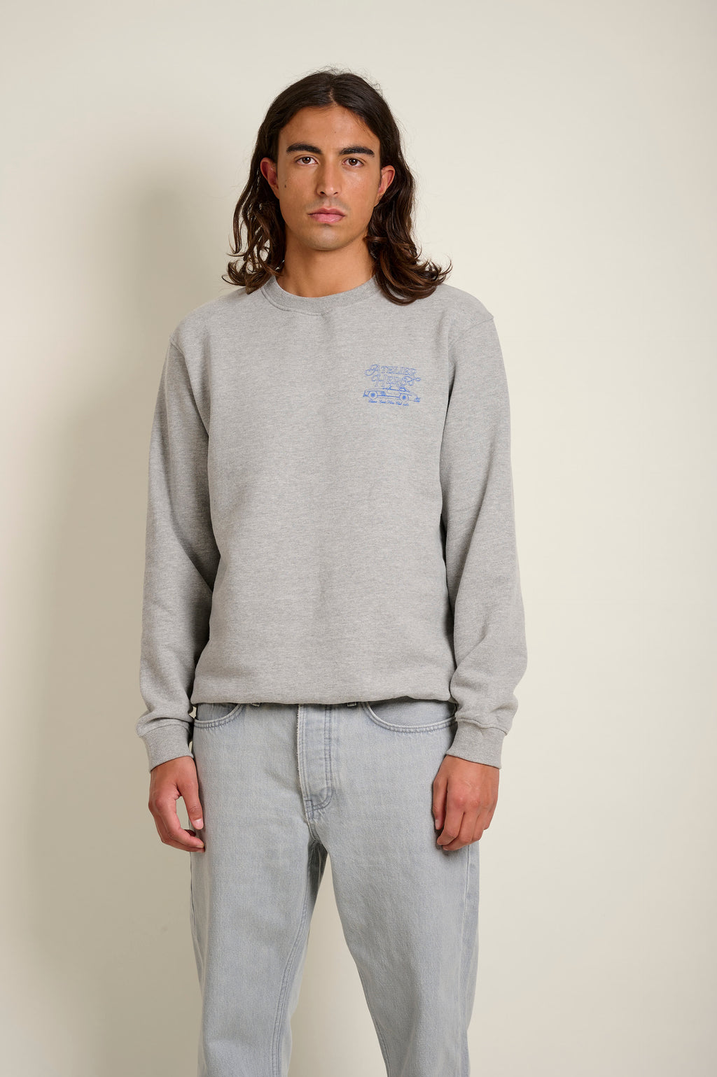 SWEAT ADRILLE - GREY MELANGE - FLEE