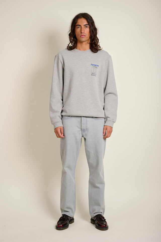 SWEAT ANDREA - GREY MELANGE - FLEE