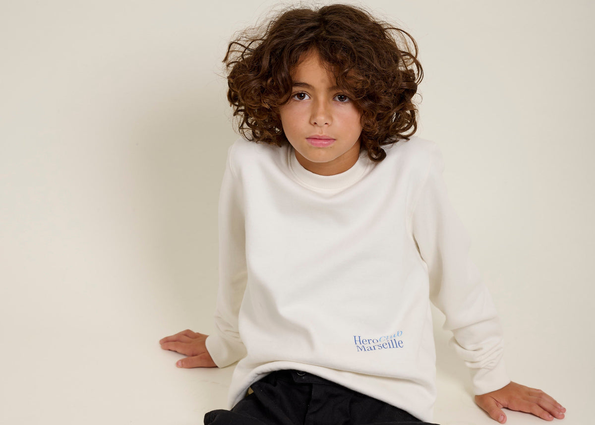 SWEAT DONA KID - OFF WHITE - FLEE