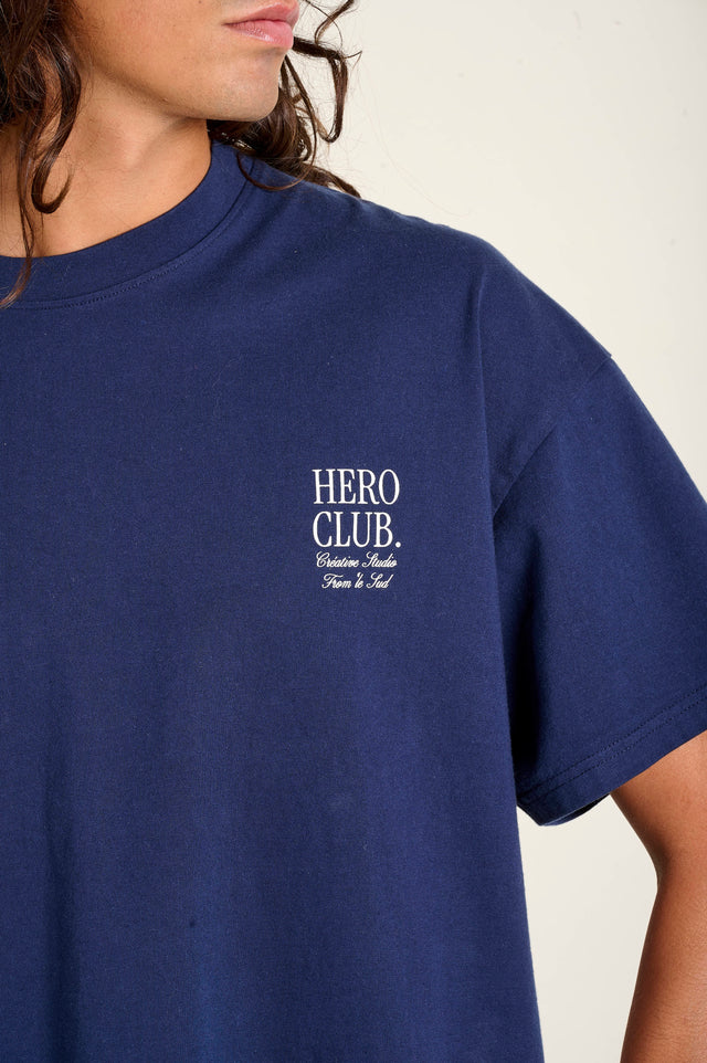 AKIVA TEE DARK NAVY TEESHIRT