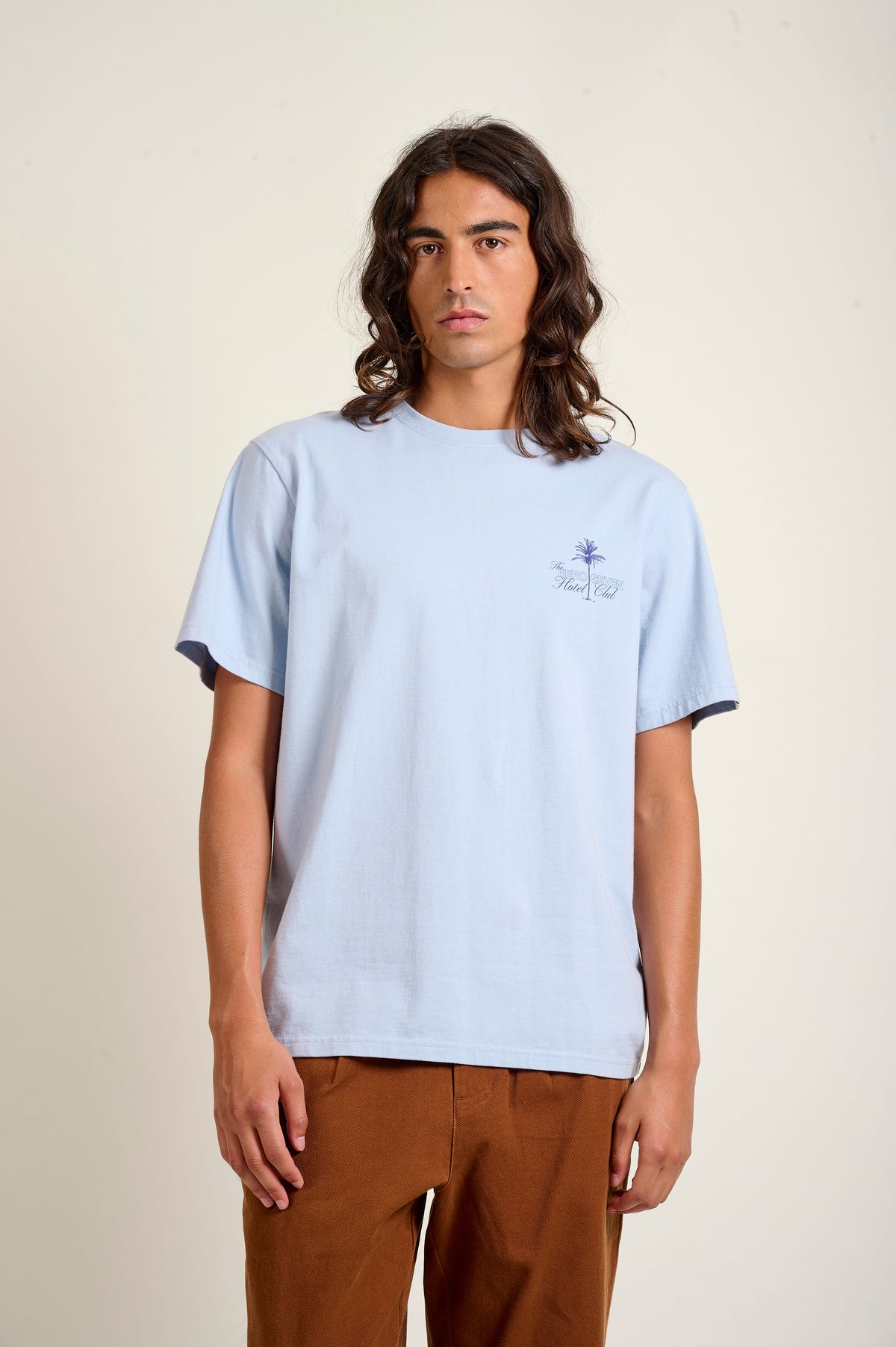 AMADEO TEE ORIZON BLUE TEESHIRT