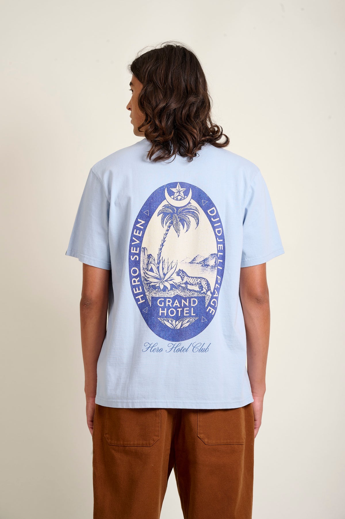 AMADEO TEE ORIZON BLUE TEESHIRT