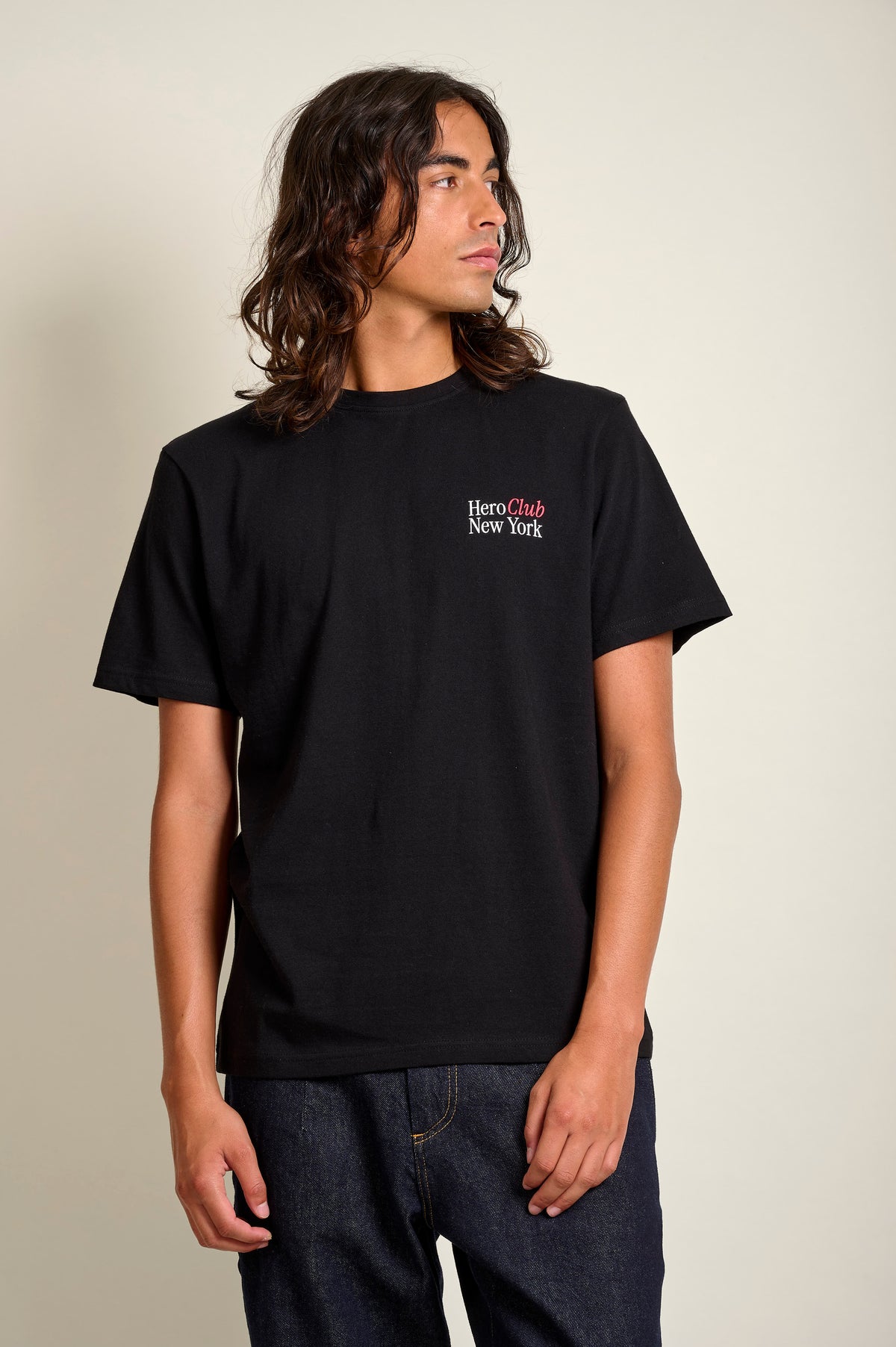 ANGELY TEE BLACK TEESHIRT