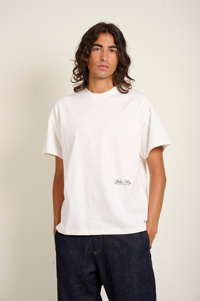 ARMAND TEE OFF WHITE TEESHIRT