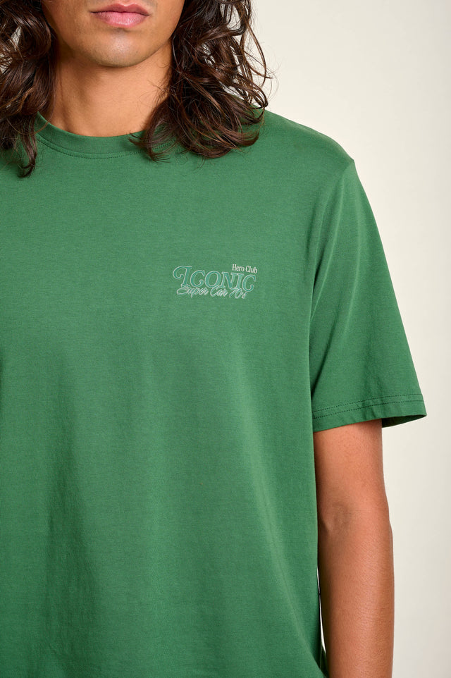 AUBAN TEE GRASS GREEN TEESHIRT