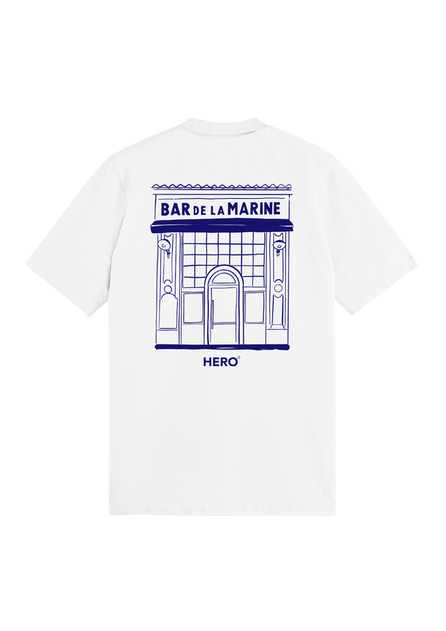 BAR DLM TEE - WHITE - TEESHIRT