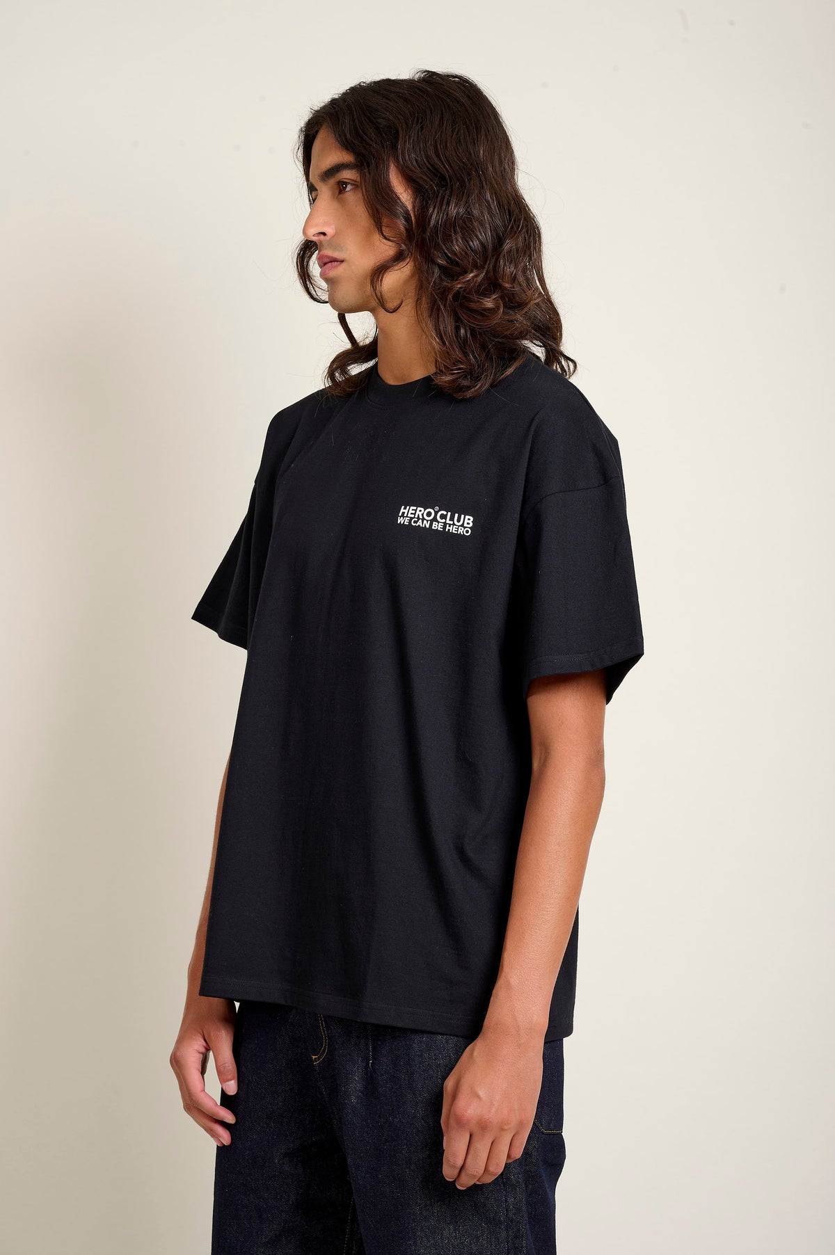 CLUB HERO BLACK TEESHIRT
