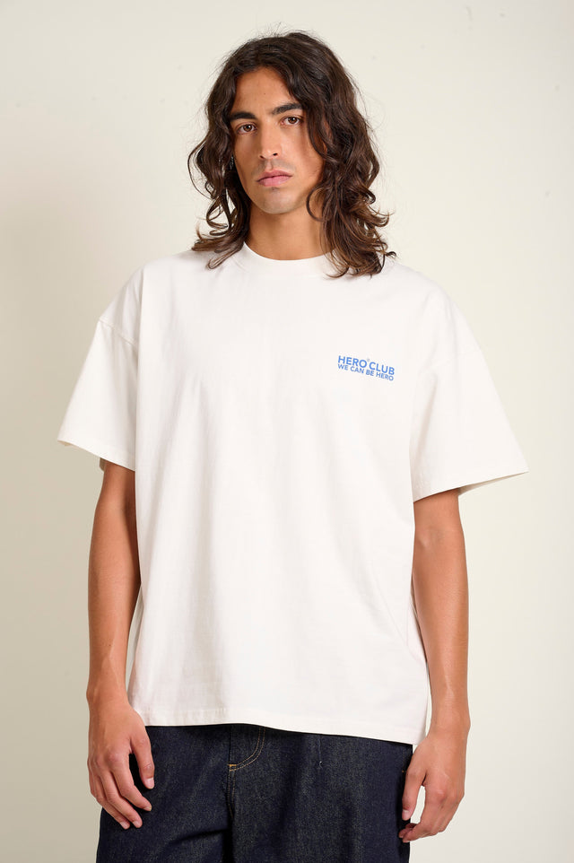 CLUB HERO OFF WHITE TEESHIRT