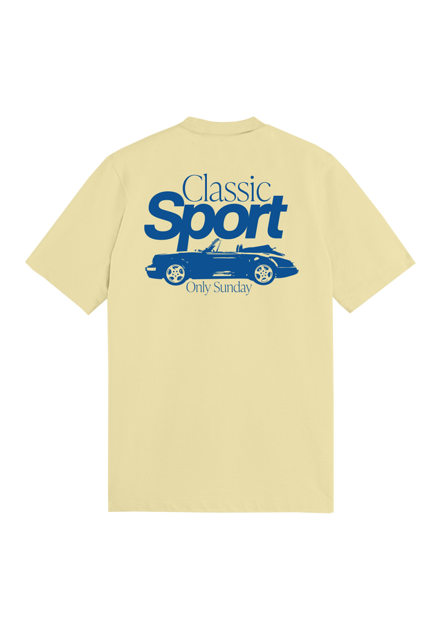T-SHIRT SUNDAY CAR - YELLOW - TEESHIRT