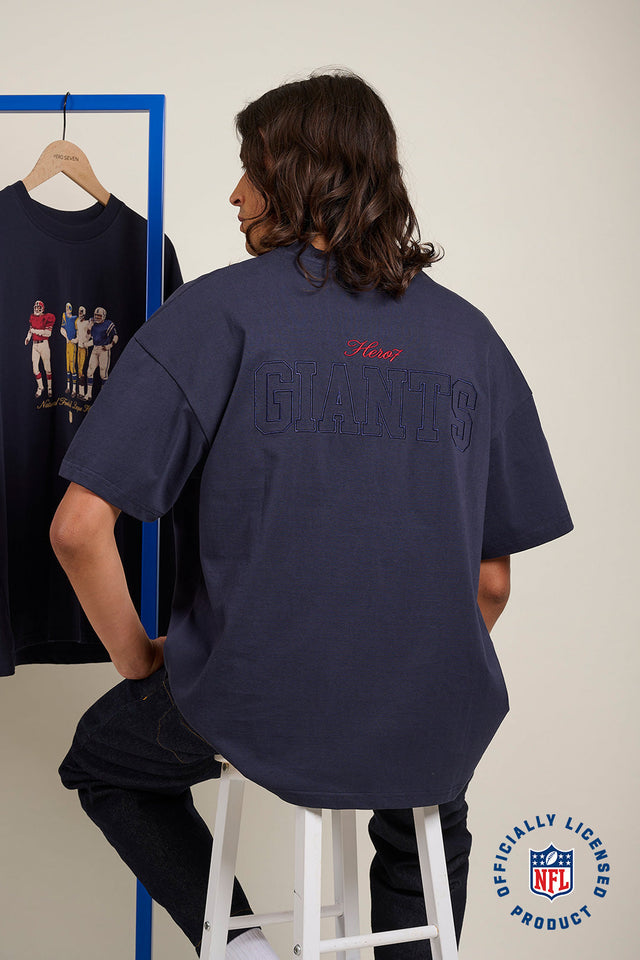 T-SHIRT NY GIANTS - NAVY - TEESHIRT