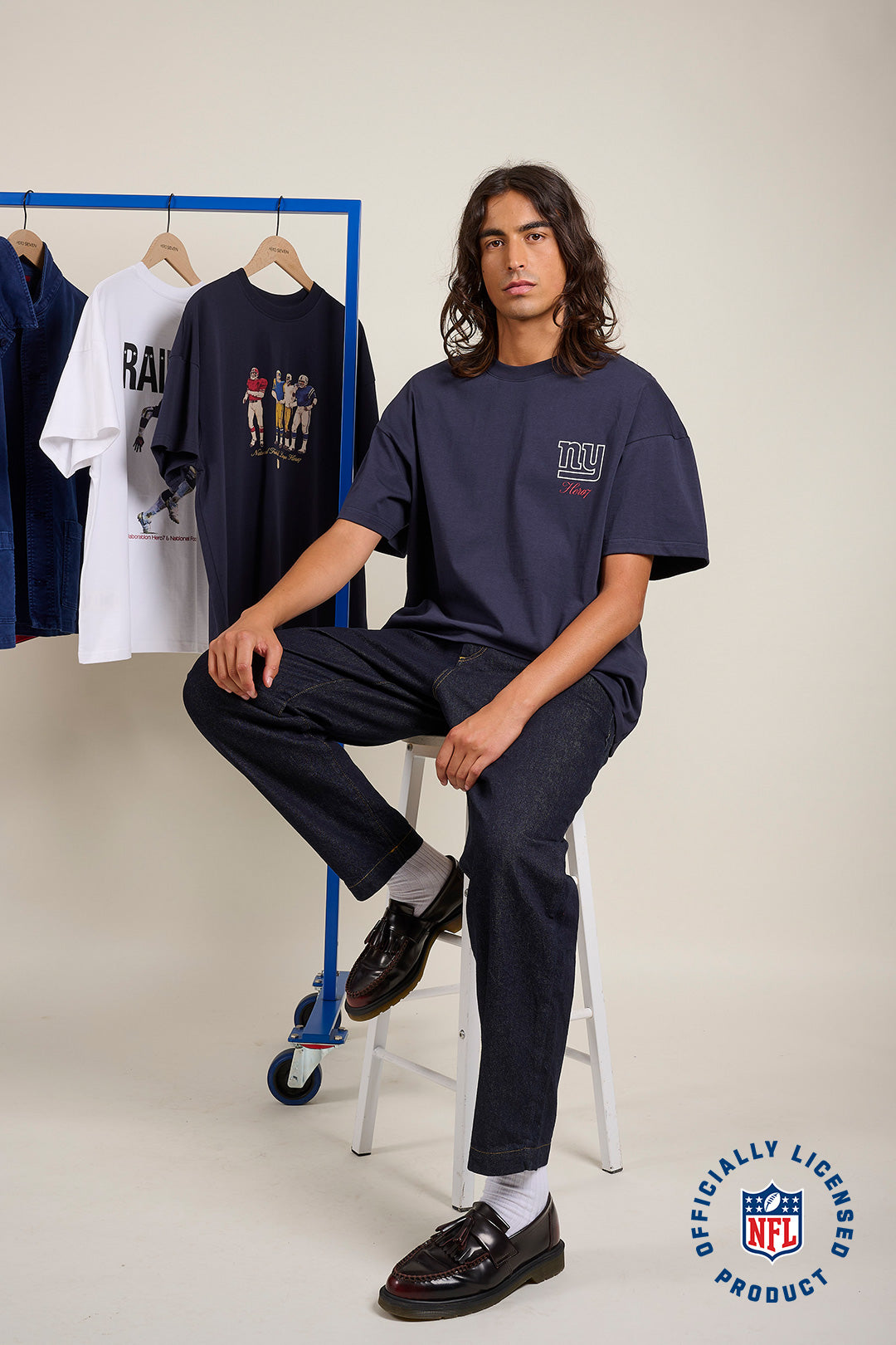 T-SHIRT NY GIANTS - NAVY - TEESHIRT