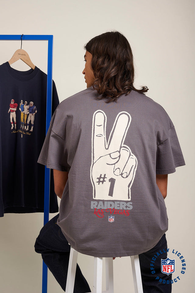 T-SHIRT RAIDERS - ANTRACITE - TEESHIRT