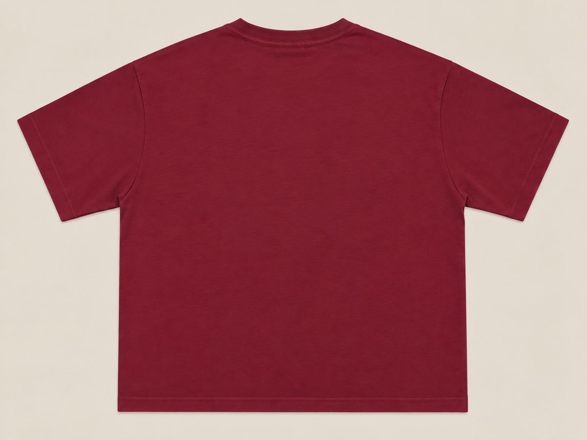 T-SHIRT HERO CLUB W - BURGUNDY