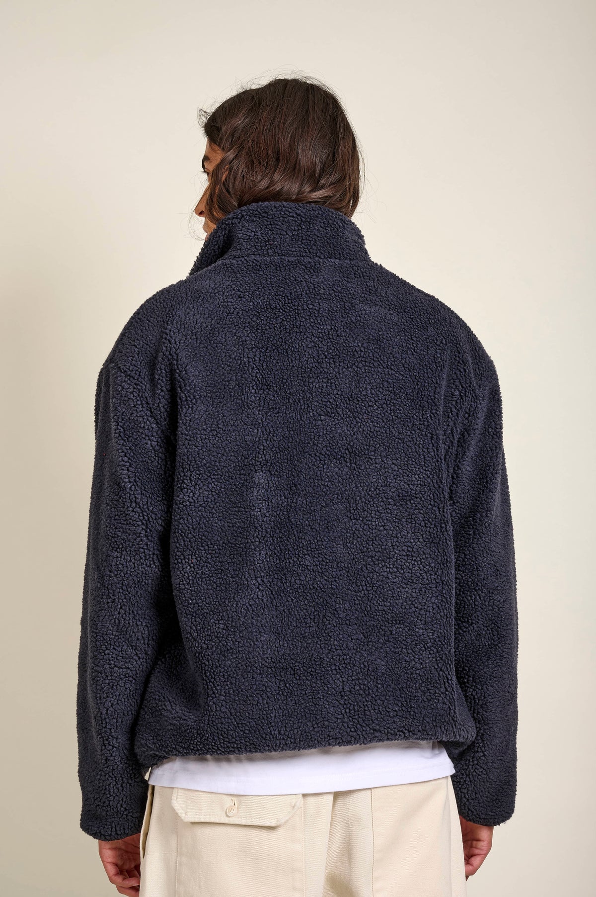 VESTE ALECK POLAIR - DARK NAVY - FLEE
