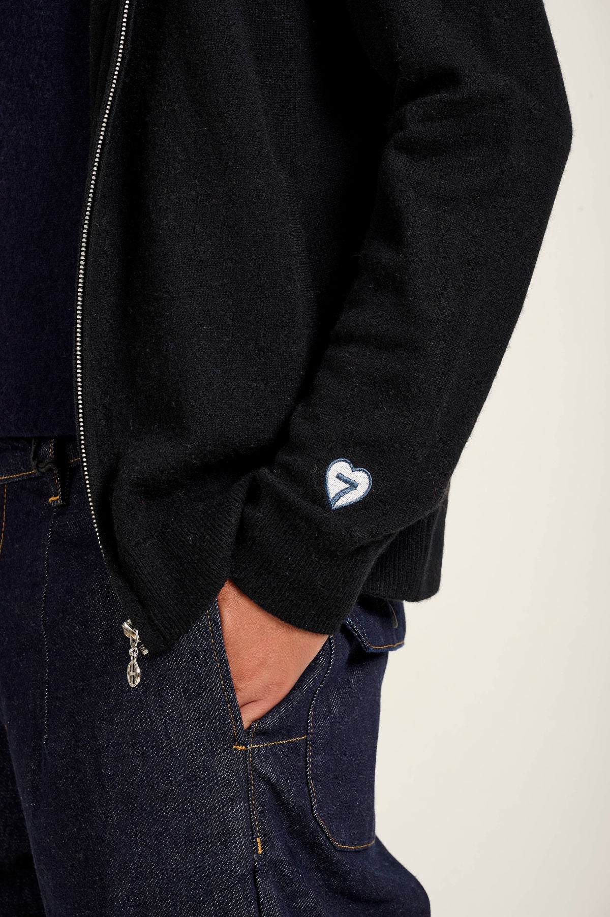 VESTE AUDRAN ZIPOVER - BLACK - PUL
