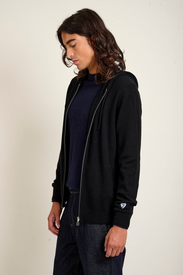 VESTE AUDRAN ZIPOVER - BLACK - PUL