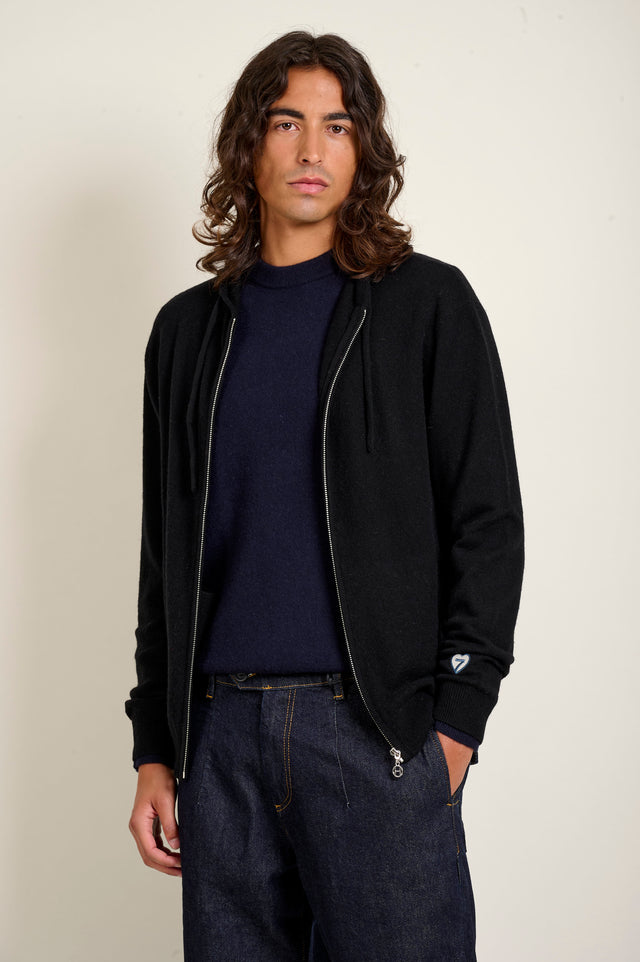 VESTE AUDRAN ZIPOVER - BLACK - PUL