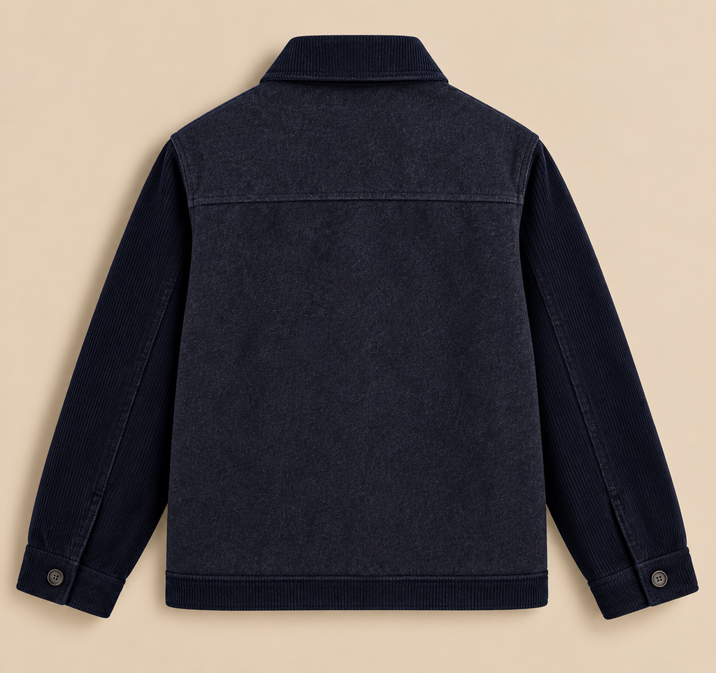 VESTE CESAR WOOL - NAVY