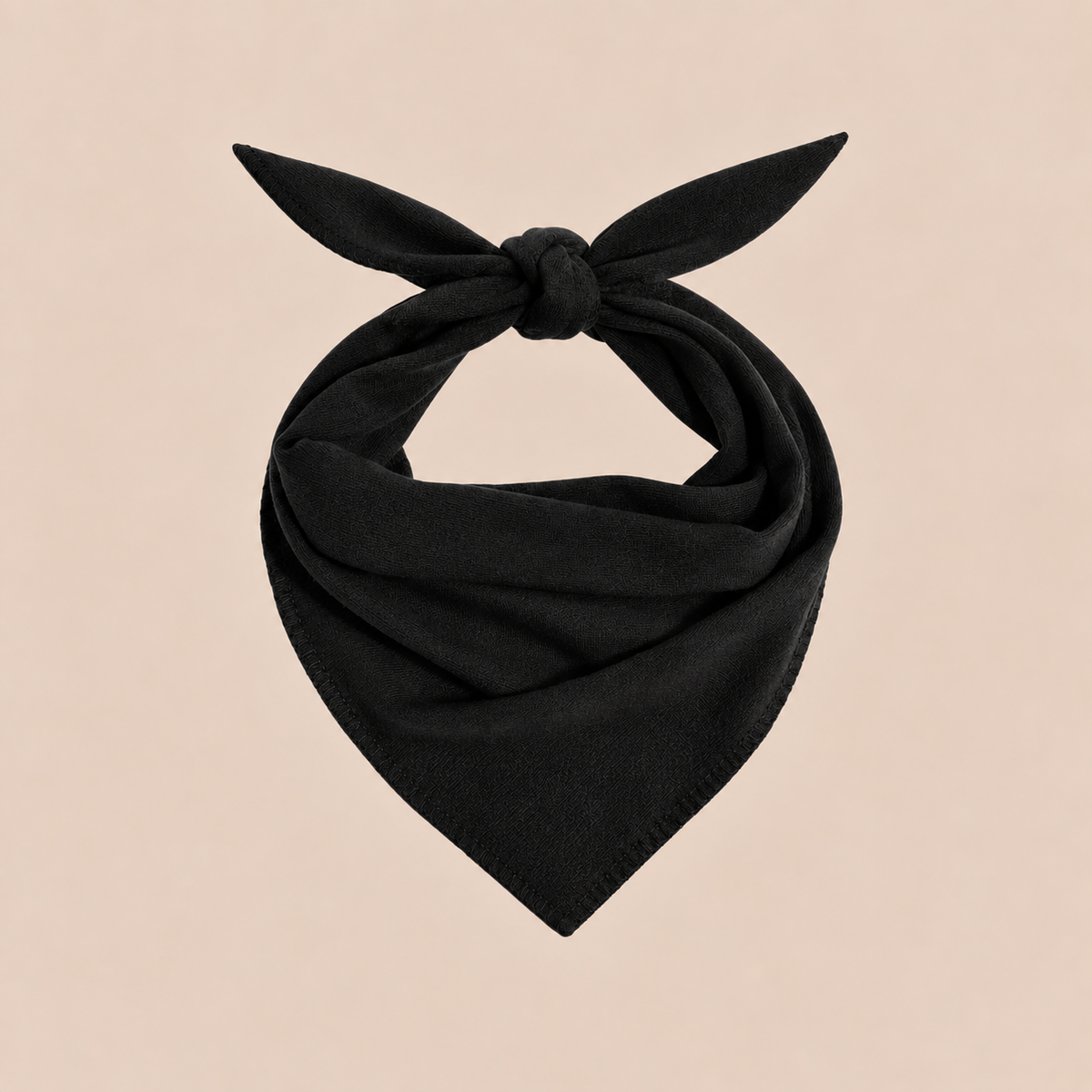 WOOL BANDANA - BLACK